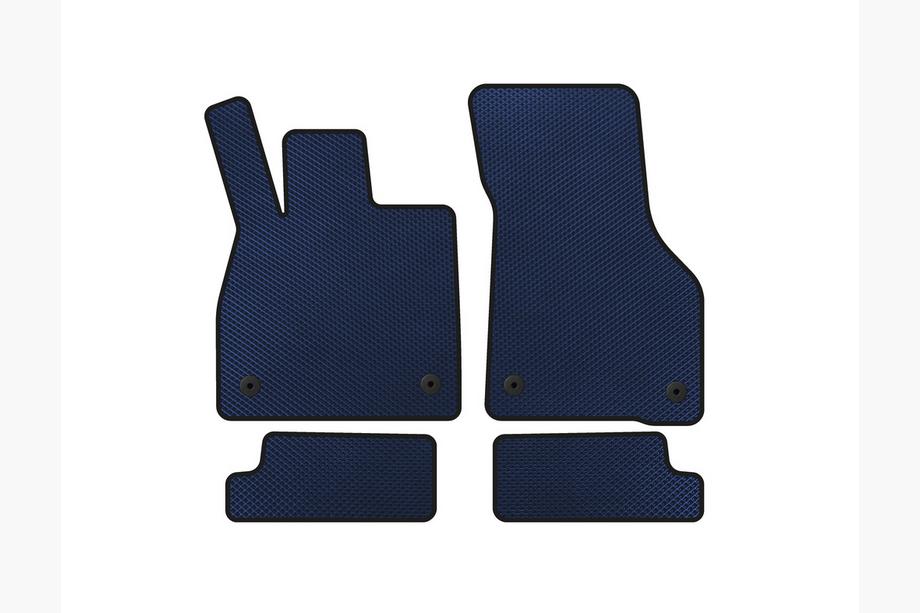 Audi TT 2014-2023 EVA Floor Mats (Coupe, Blue) Image