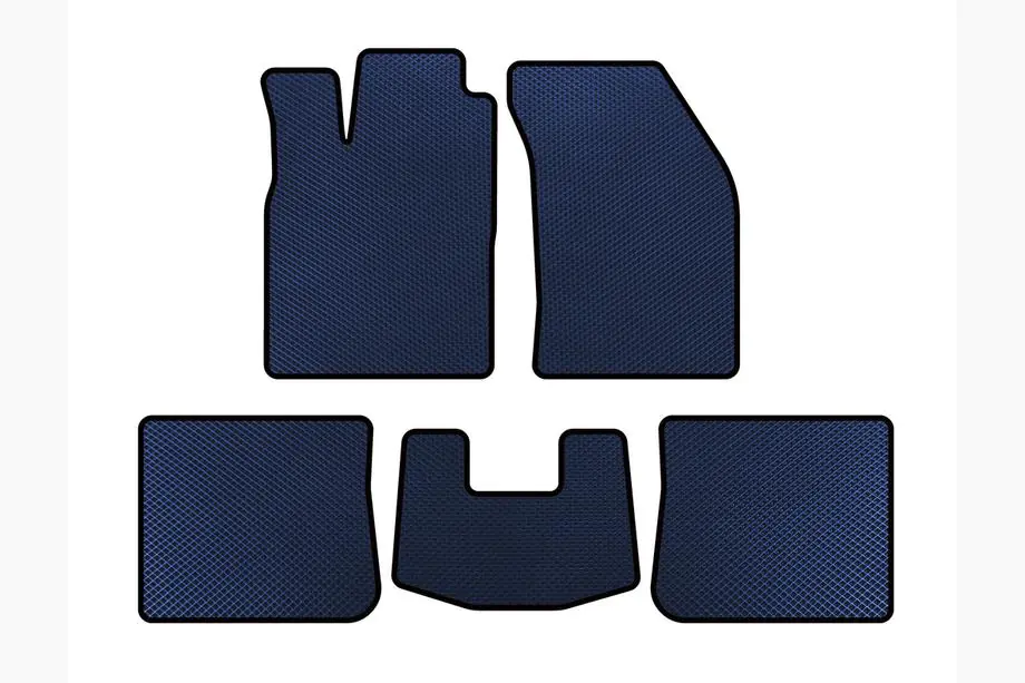 Chery Elara/Alia/Fora/A5 2006- EVA Floor Mats (SD, Blue) Image