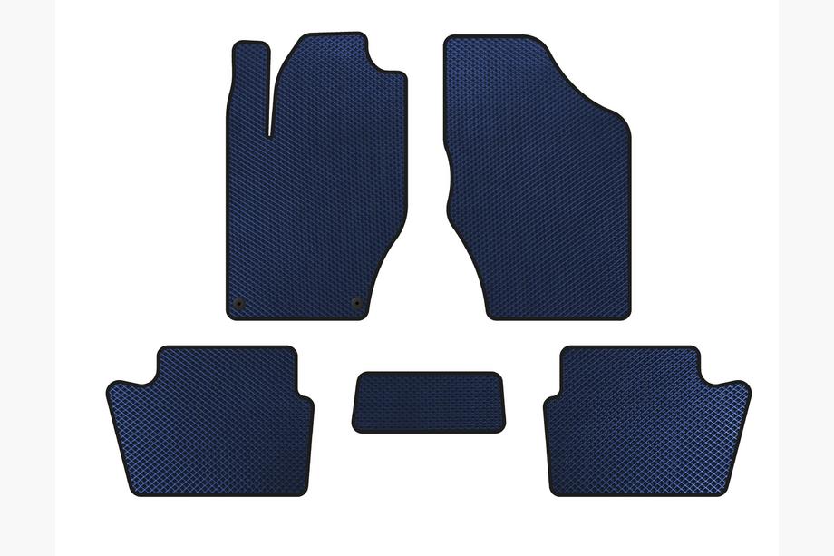 Citroen DS-4 2010-2015 EVA Floor Mats (HB, Pre-Facelift, Blue) Image