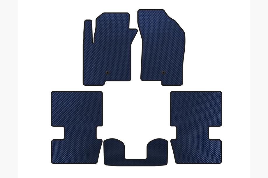 Dodge Caliber 2006-2011 EVA Floor Mats (HB, Blue) Photo 1
