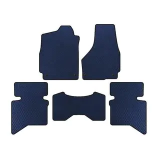 EVA Floor Mats (2009+, 5-Seater/Double Cab, Blue)