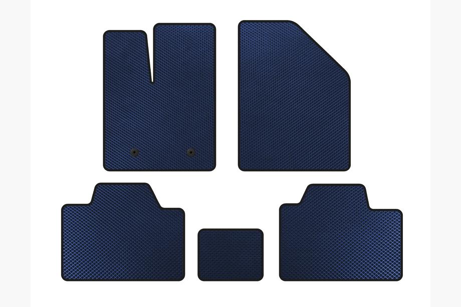 Ford Edge 2006-2014 EVA Floor Mats (Blue) Image