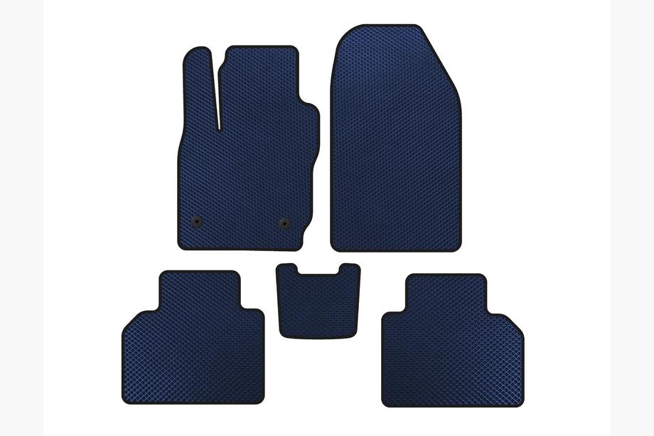 Ford Courier 2014-2023 EVA Floor Mats (Blue) Image