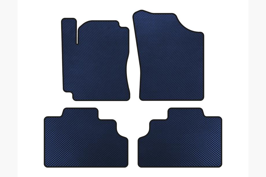 Geely CK-2 2008-2016 EVA Floor Mats (SD, Blue) Image