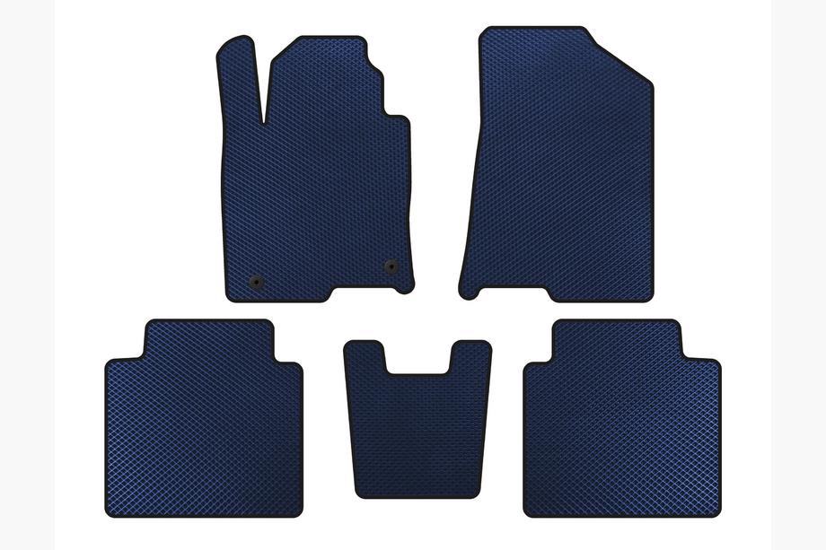 Hyundai Grandeur 2017- EVA Floor Mats (SD, Blue) Photo 1