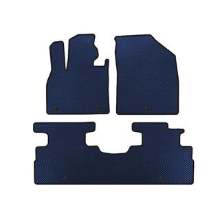 EVA Floor Mats (2 Rows, 7-Seater, Blue) Hyundai Palisade 2018-2025