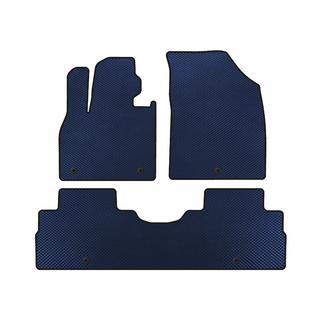 EVA Floor Mats (2 Rows, 8-Seater, Blue) Hyundai Palisade 2018-2025