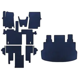 EVA Floor Mats (full interior, 1+1, 5/9-seater, Blue)