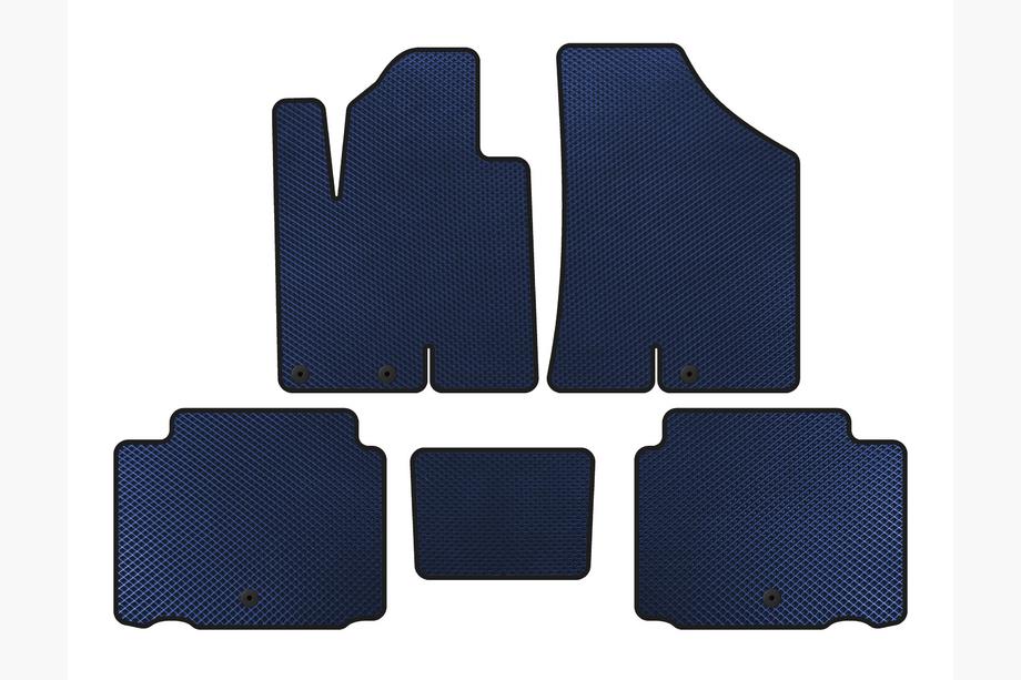 Hyundai IX55 2007-2012 EVA Floor Mats (Blue) Image