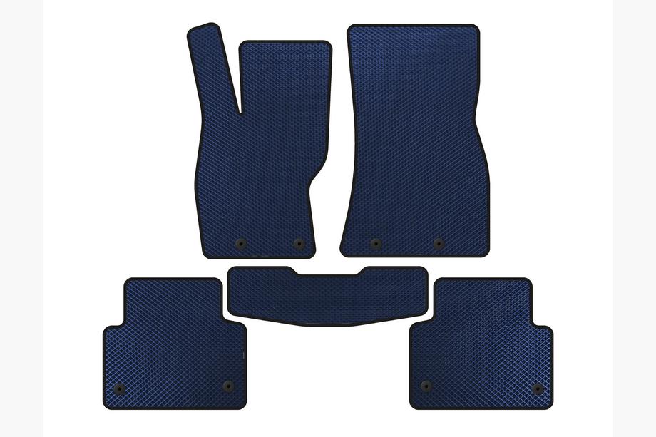 Jaguar XF 2009-2016 EVA Floor Mats (2011-2016, SD, Blue) Photo 1