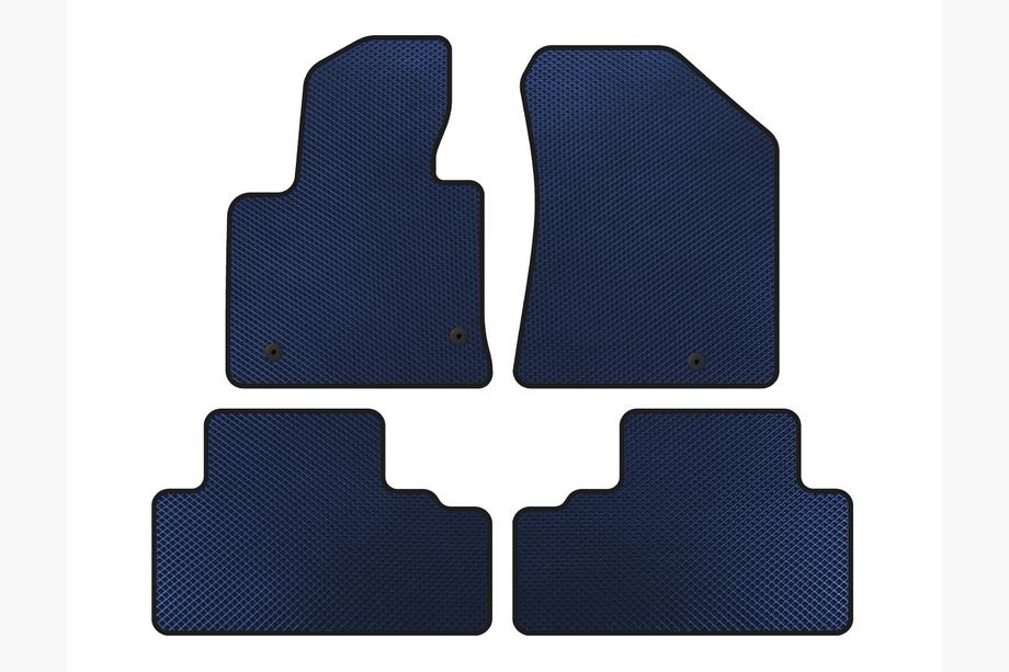 Kia Carens 2012- EVA Floor Mats (Blue) Image