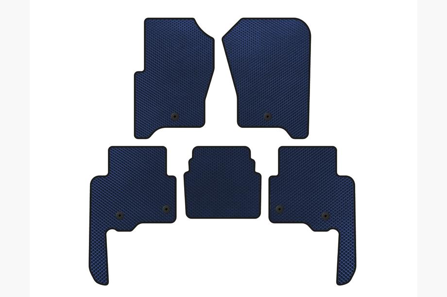 Land Rover Discovery IV 2009-2017 EVA Floor Mats V2 (Blue) Image