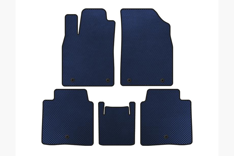Lexus ES 2012-2018 EVA Floor Mats (SD, Hybrid, Blue) Image