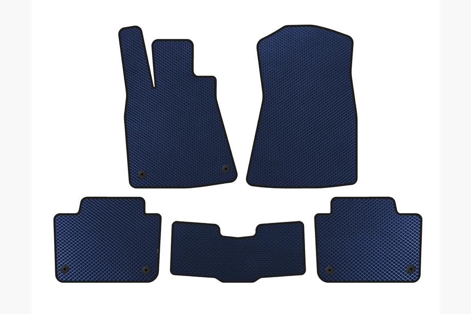 Lexus GS 2005-2011 EVA Floor Mats (SD, Blue) Image