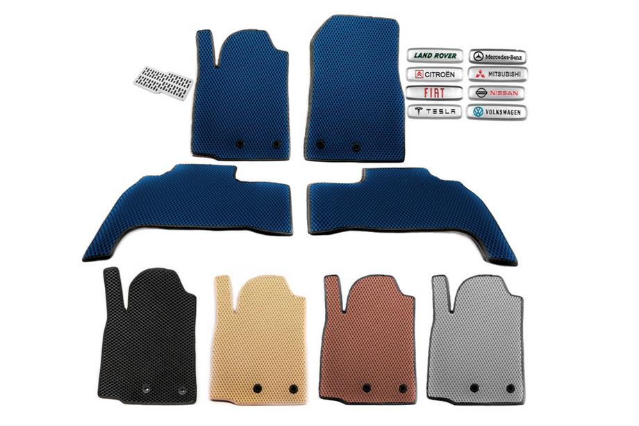 Mazda 2 2007-2014 EVA Floor Mats (Blue) Image