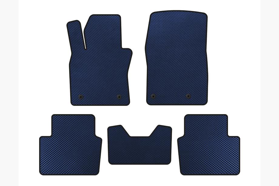 Mazda 3 2019- EVA Floor Mats (HB, Blue) Image