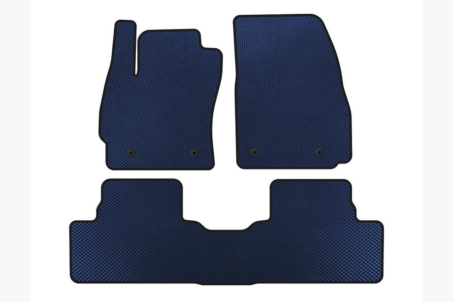 Mazda 5 2010-2018 EVA Floor Mats (2 Rows, Blue) Image