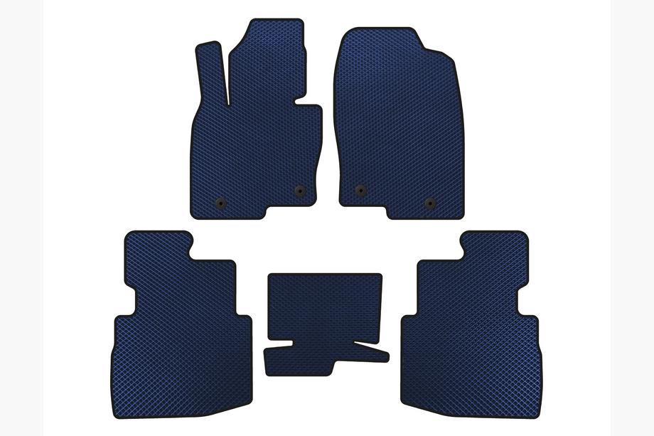 Mazda CX-9 2017- EVA Floor Mats (2 Rows, 7-Seater, Blue) Image