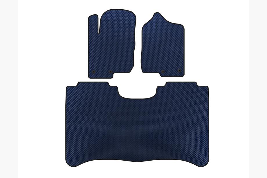 Nissan Titan 2004-2011 EVA Floor Mats (Blue) Image