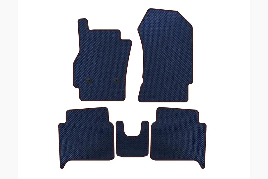 Renault Zoe 2012-2019 EVA Floor Mats (HB, Blue) Photo 1