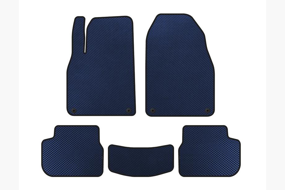 Saab 9-3 2002-2014 EVA Floor Mats (Blue) Image