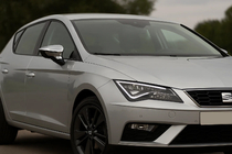 Seat Leon 2013-2020 Mirror Covers (2 pcs, Stainless Steel) photo 1