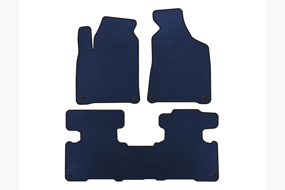 SsangYong Korando 2010-2019 EVA Floor Mats (2010-2016, Blue) Photo 1