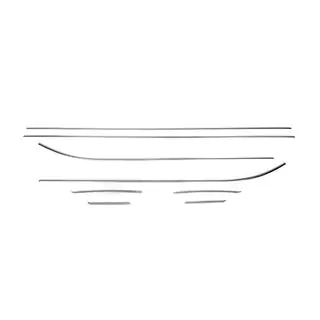 Stainless Steel Window Trim 5-Door 8pcs photo 2