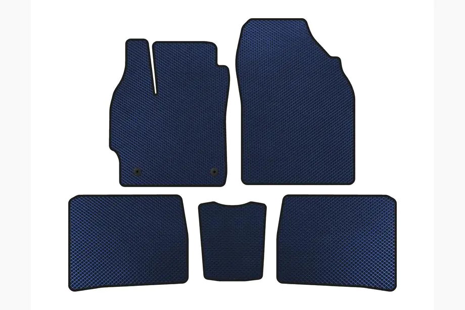 Toyota Prius 2009-2015 EVA Floor Mats (LB, Blue) Photo 1