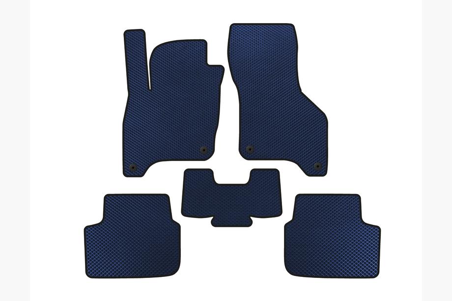Volkswagen E-Bora 2019- EVA Floor Mats (SD, Electric, Blue) Image