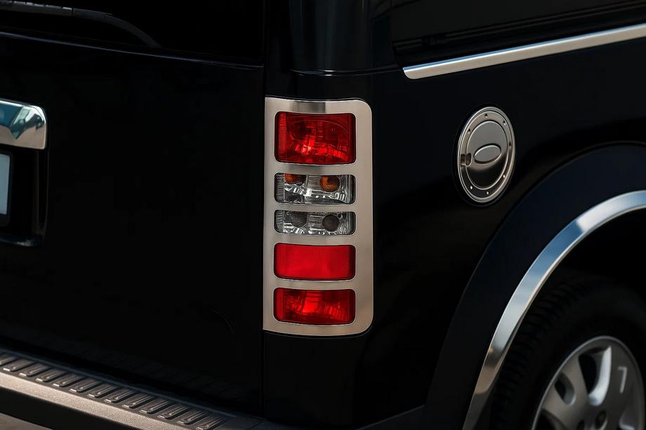 Ford Connect 2010-2013 Chrome Tail Light Covers Version No.3 (2 pcs, Stainless Steel) Photo 3