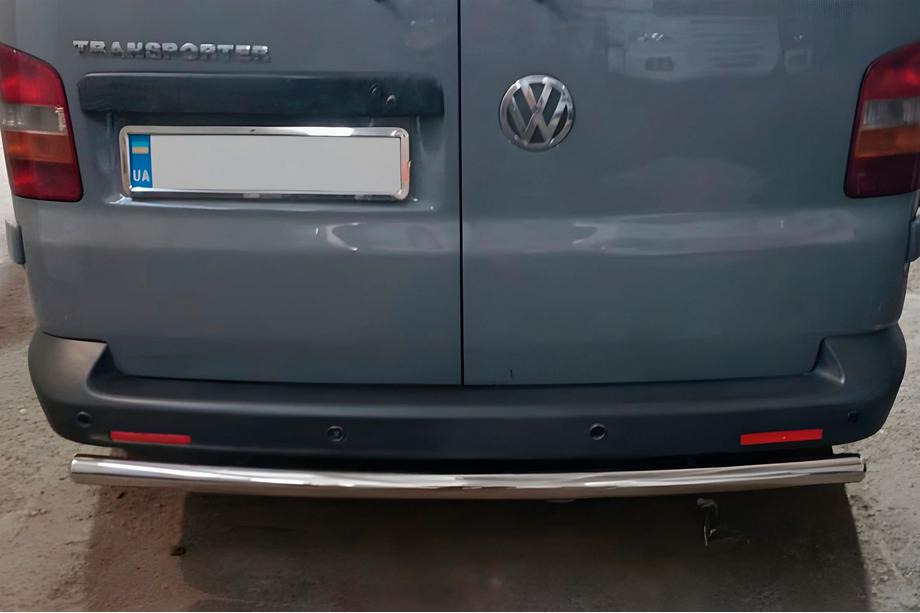 Volkswagen T5 Transporter 2003-2010 Rear Bar AK002 (Stainless Steel) Photo 1