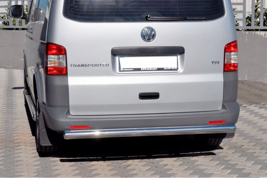 Volkswagen T5 Transporter 2003-2010 Rear Bar AK002 (Stainless Steel) Photo 4