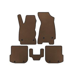 EVA floor mats (Sedan, Brown) Audi A4 B5 1994–2001