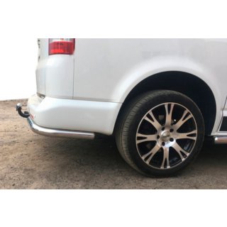 Rear Corner Bars AK003 (2 pcs, stainless steel) Volkswagen T5 Caravelle 2004-2010 photo 3