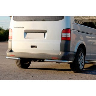 Rear Corner Bars AK003 (2 pcs, stainless steel) Volkswagen T5 2010-2015 photo 2