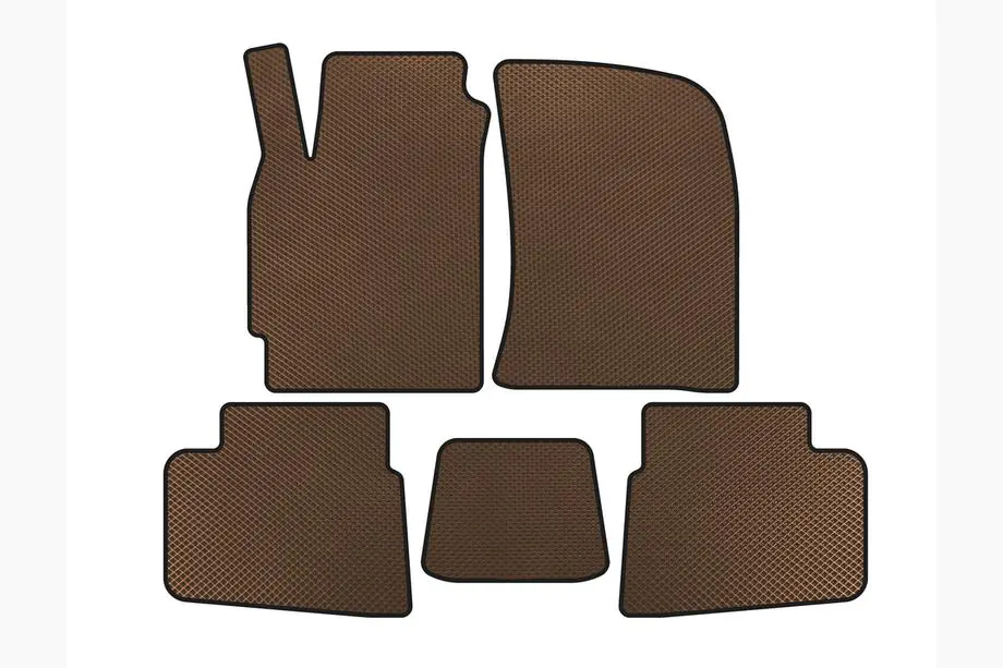 Chevrolet Evanda 2000-2006 EVA Floor Mats (Brown) Image