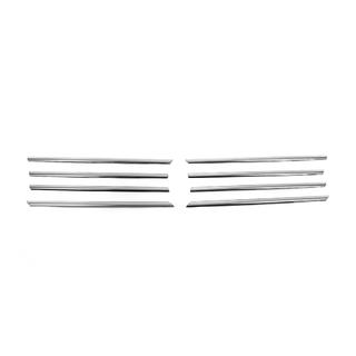 Chrome Trim Covers for Grille Edge (8 pcs, Stainless Steel) photo 2