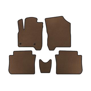 EVA Floor Mats (Brown) Citroen C-3 Picasso 2010-2017