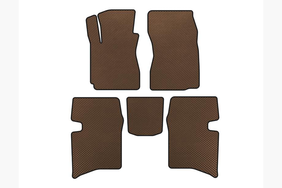 Geely MK 2006-2014 EVA Floor Mats (SD, Brown) Image