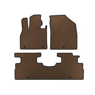 EVA Floor Mats (2 Rows, 7-Seater, Brown)