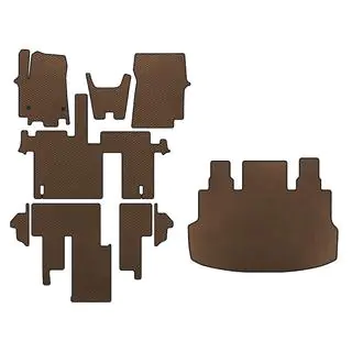 EVA Floor Mats (full interior, 1+1, 5/9-seater, Brown)