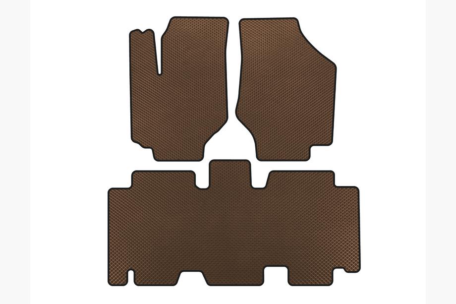 Hyundai Trajet 2000-2007 EVA Floor Mats (Brown) Image
