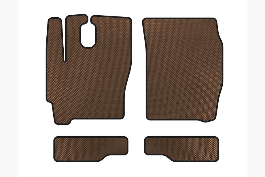 Iveco Eurocargo 2002-2008 EVA Floor Mats (Brown) Photo 1