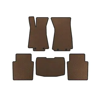 EVA Floor Mats (SD, Brown) Jaguar XJ 2003-2009