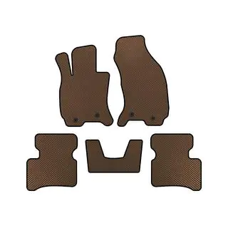 EVA Floor Mats (SD, Floor-Mounted Accelerator, Brown) Jaguar X-Type 2001-2009