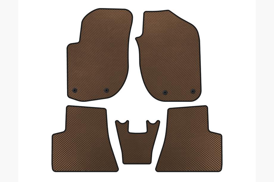 Land Rover Freelander I 1997-2006 EVA Floor Mats (Brown) Image