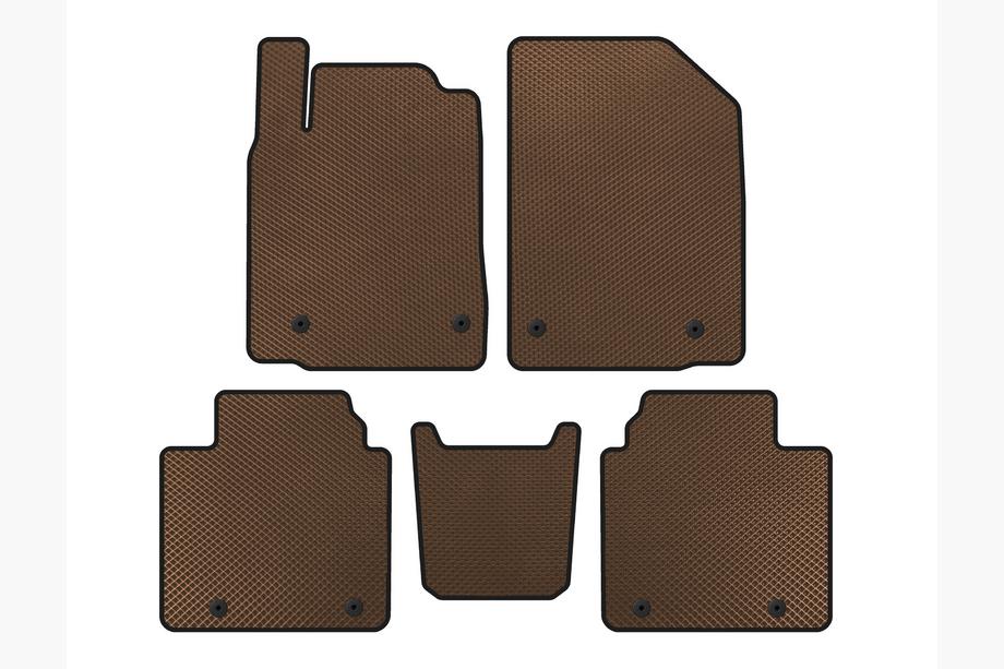 Lexus ES 2006-2011 EVA Floor Mats (Brown) Image