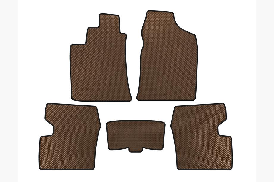 Lifan 620 Solano 2007- EVA Floor Mats (SD, Brown) Image
