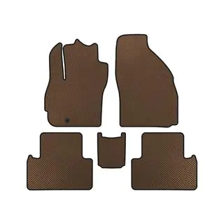 EVA Floor Mats (2 Rows, 7-Seater, Brown)